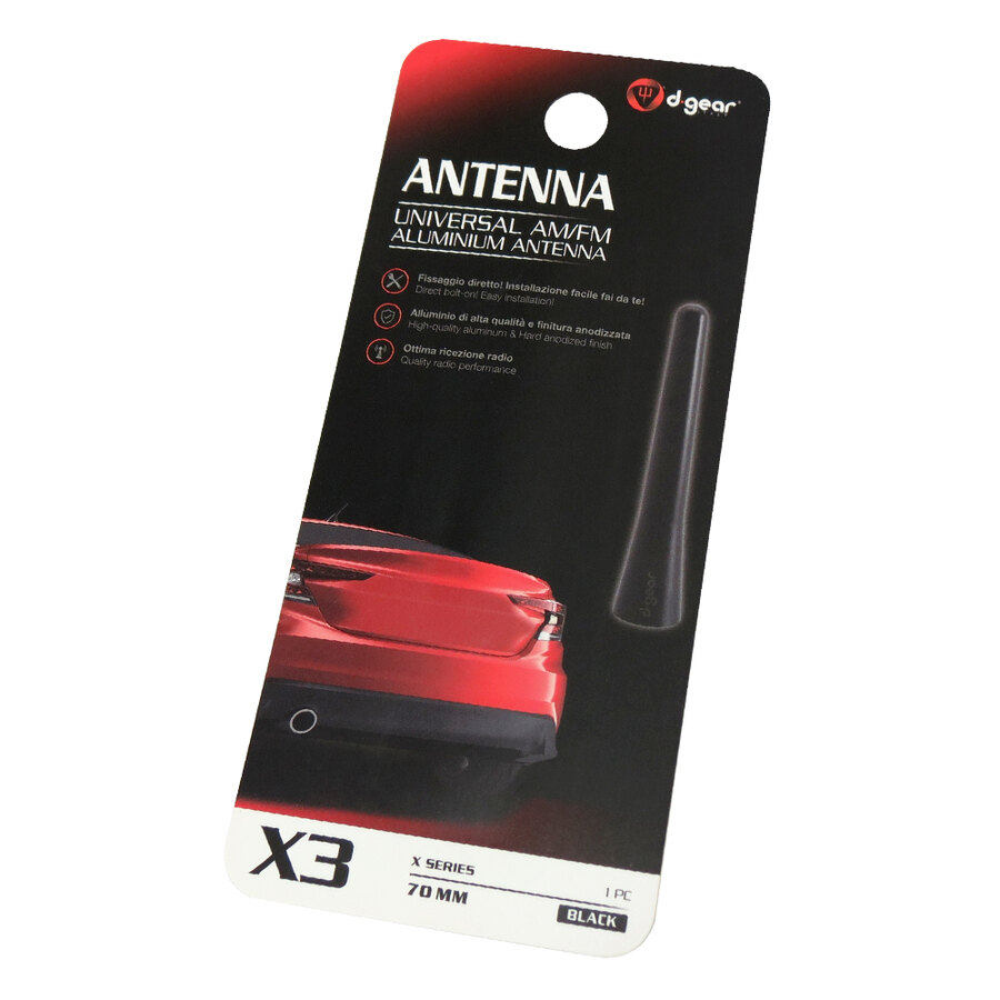 AM-FM in Alluminio Compact X3 - D-GEAR