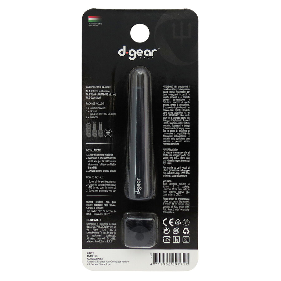 AM-FM in Alluminio Compact X3 - D-GEAR