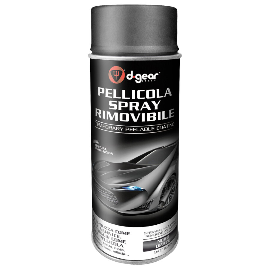 Vernice-removibile spray Nero opaco - D-GEAR
