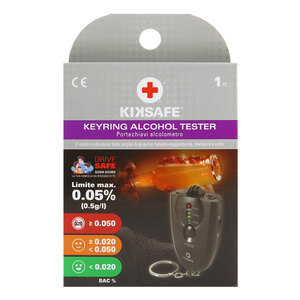 Etilometro Keyring Alcohol Tester - KIKSAFE