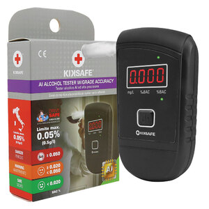 KIKSAFE - Etilometro Con allarme - KIKSAFE - Etilometro