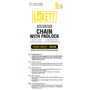 Catena Chain With U-Lock - LUKETT