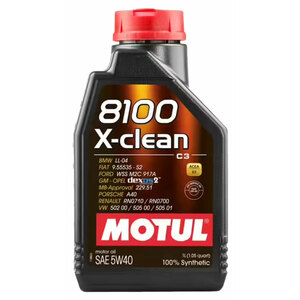 Olio motore 8100 X-Clean 5W40 - MOTUL - MOTUL