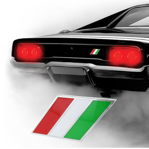 Emblema 3D Bandiera Italia - TUNING GURU - TUNING GURU